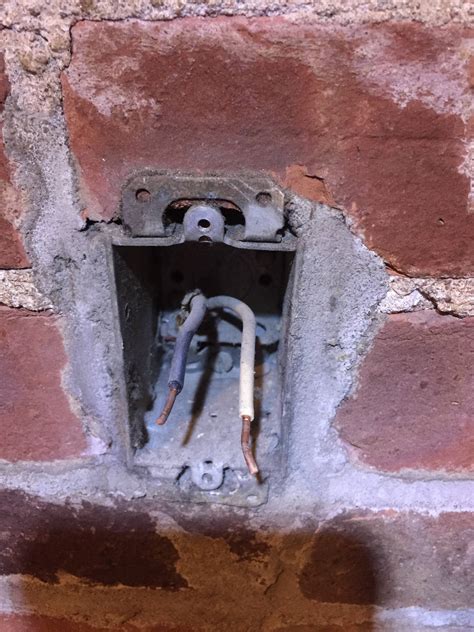 how to remove electrical box from brick wall|outlet boxes electrical for sheetrock.